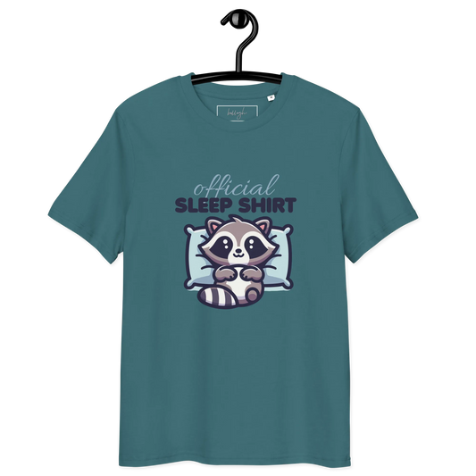 Offizielles Schlafshirt Waschbär – Bio-Baumwolle für Langschläfer