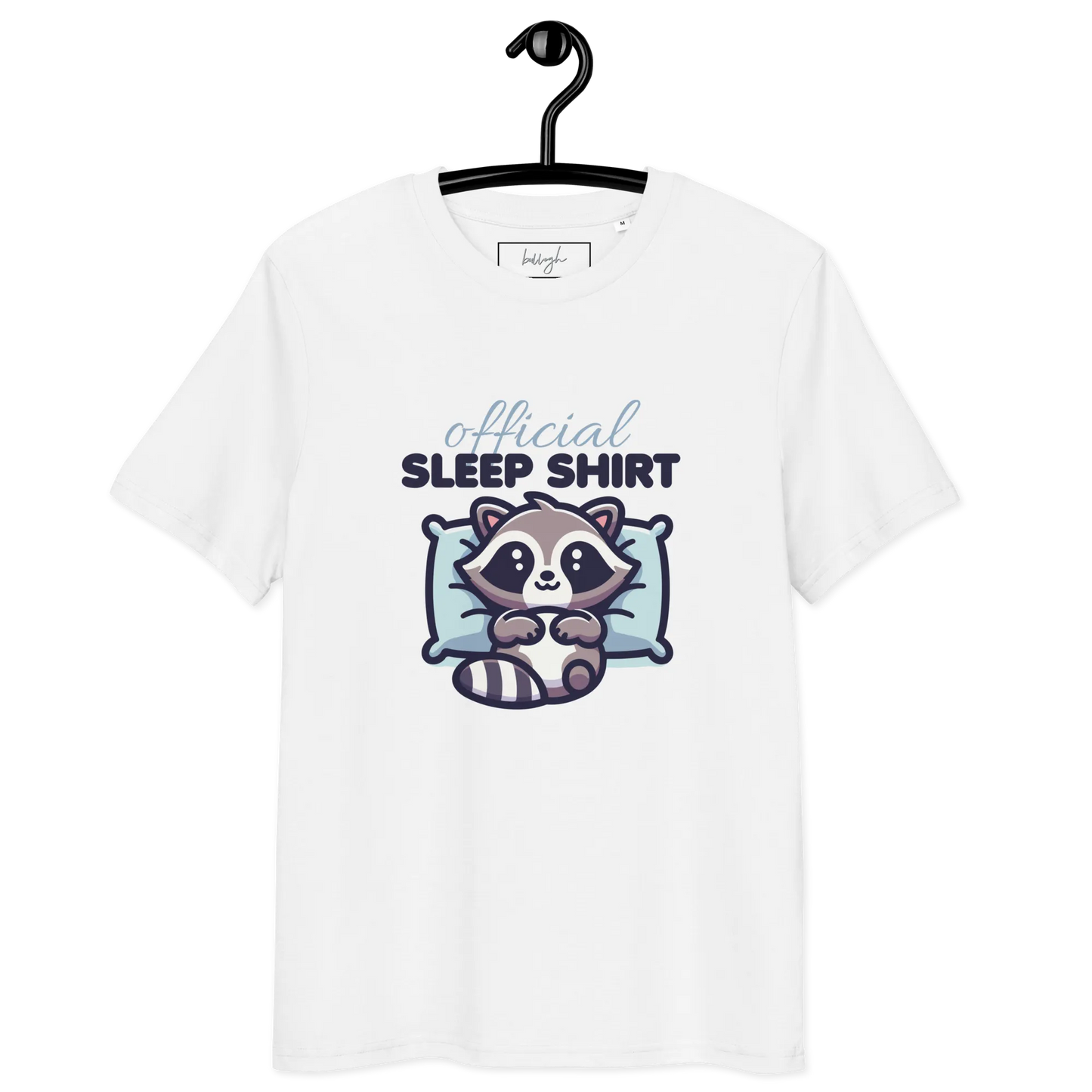 Offizielles Schlafshirt Waschbär – Bio-Baumwolle für Langschläfer