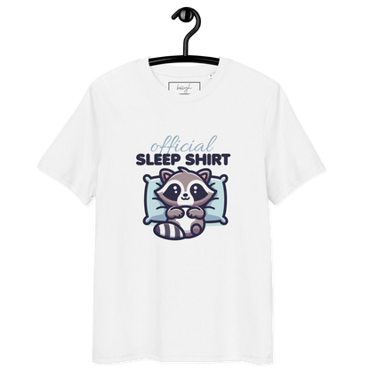 Offizielles Schlafshirt Waschbär – Bio-Baumwolle für Langschläfer