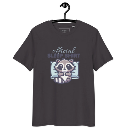 Offizielles Schlafshirt Waschbär – Bio-Baumwolle für Langschläfer