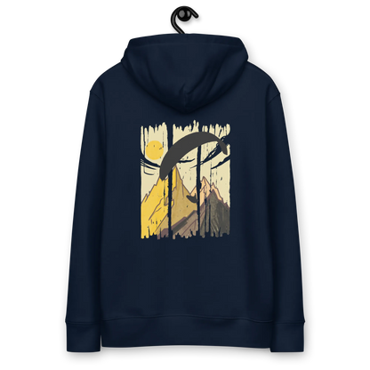 Yellow Paraglider - Hoodie aus Bio Baumwolle