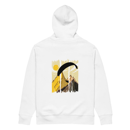 Yellow Paraglider - Hoodie aus Bio Baumwolle