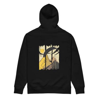 Yellow Paraglider - Hoodie aus Bio Baumwolle