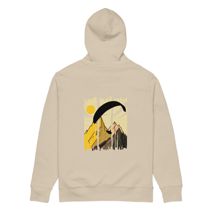 Yellow Paraglider - Hoodie aus Bio Baumwolle