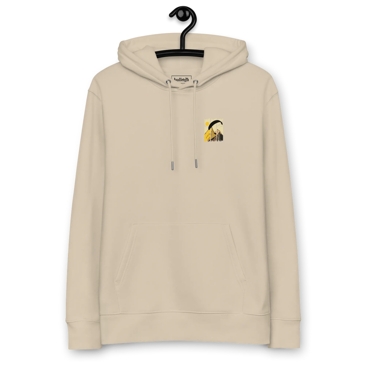 Yellow Paraglider - Hoodie aus Bio Baumwolle