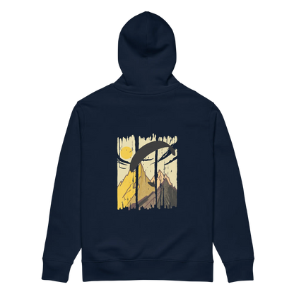 Yellow Paraglider - Hoodie aus Bio Baumwolle
