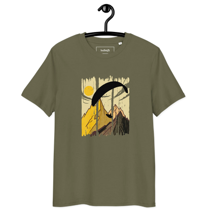 Yellow Paraglider - T-Shirt aus Bio Baumwolle