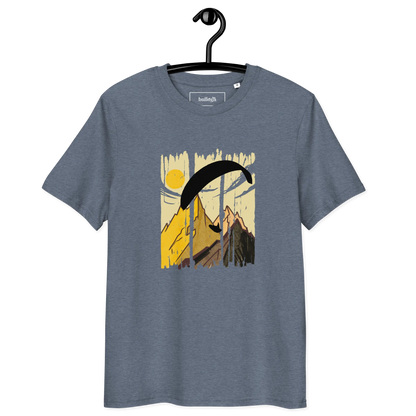 Yellow Paraglider - T-Shirt aus Bio Baumwolle