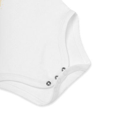 Yoga Frenchie - Baby Body aus Bio Baumwolle