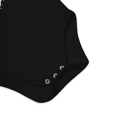 Yoga Frenchie - Baby Body aus Bio Baumwolle