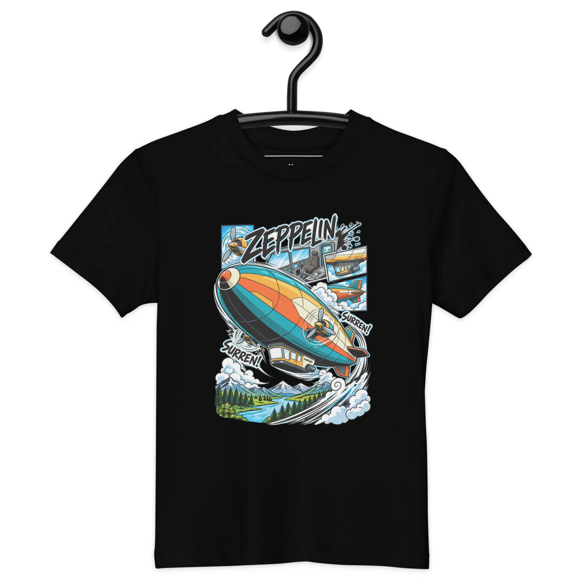 Zeppelin - Kinder T-Shirt aus Bio Baumwolle