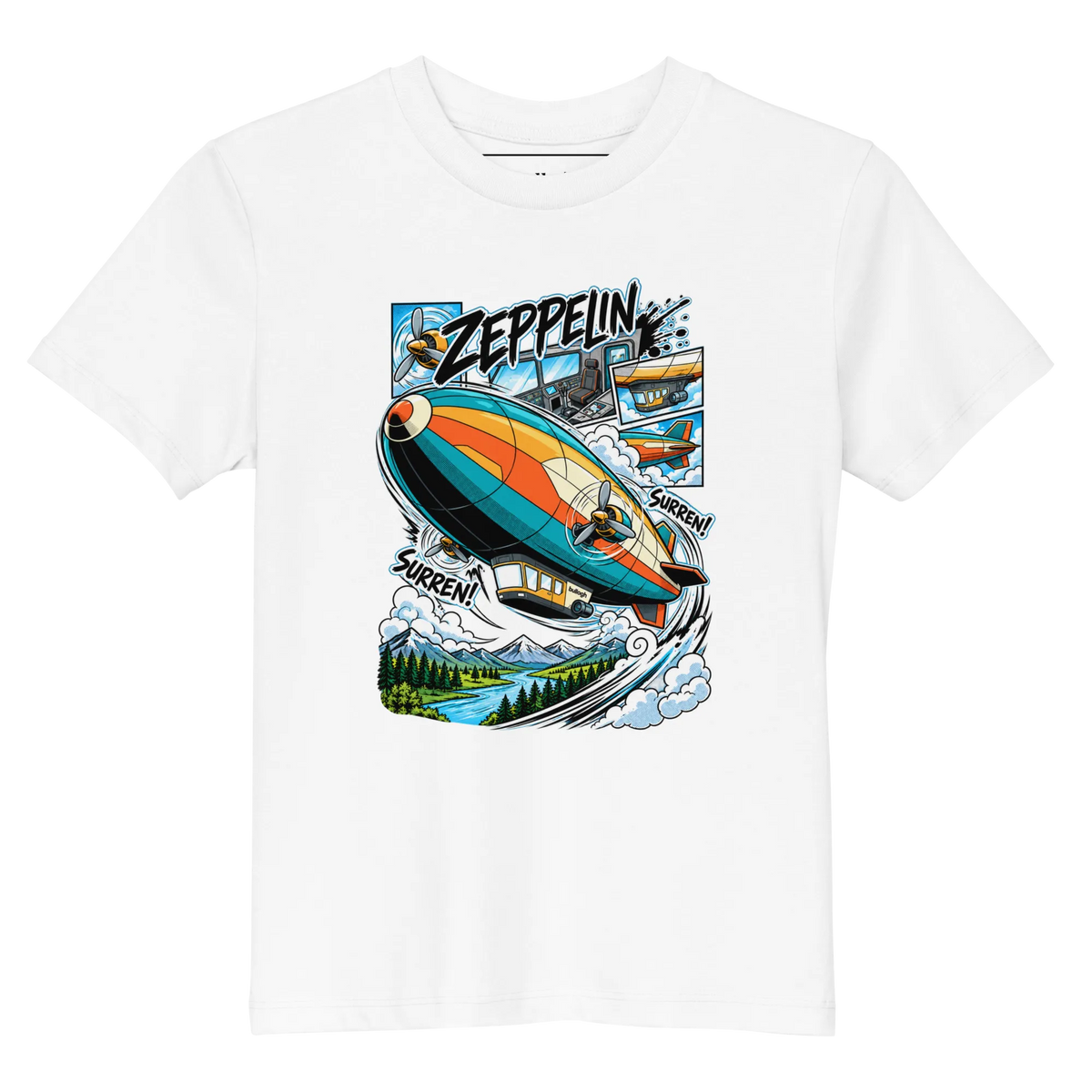 Zeppelin - Kinder T-Shirt aus Bio Baumwolle