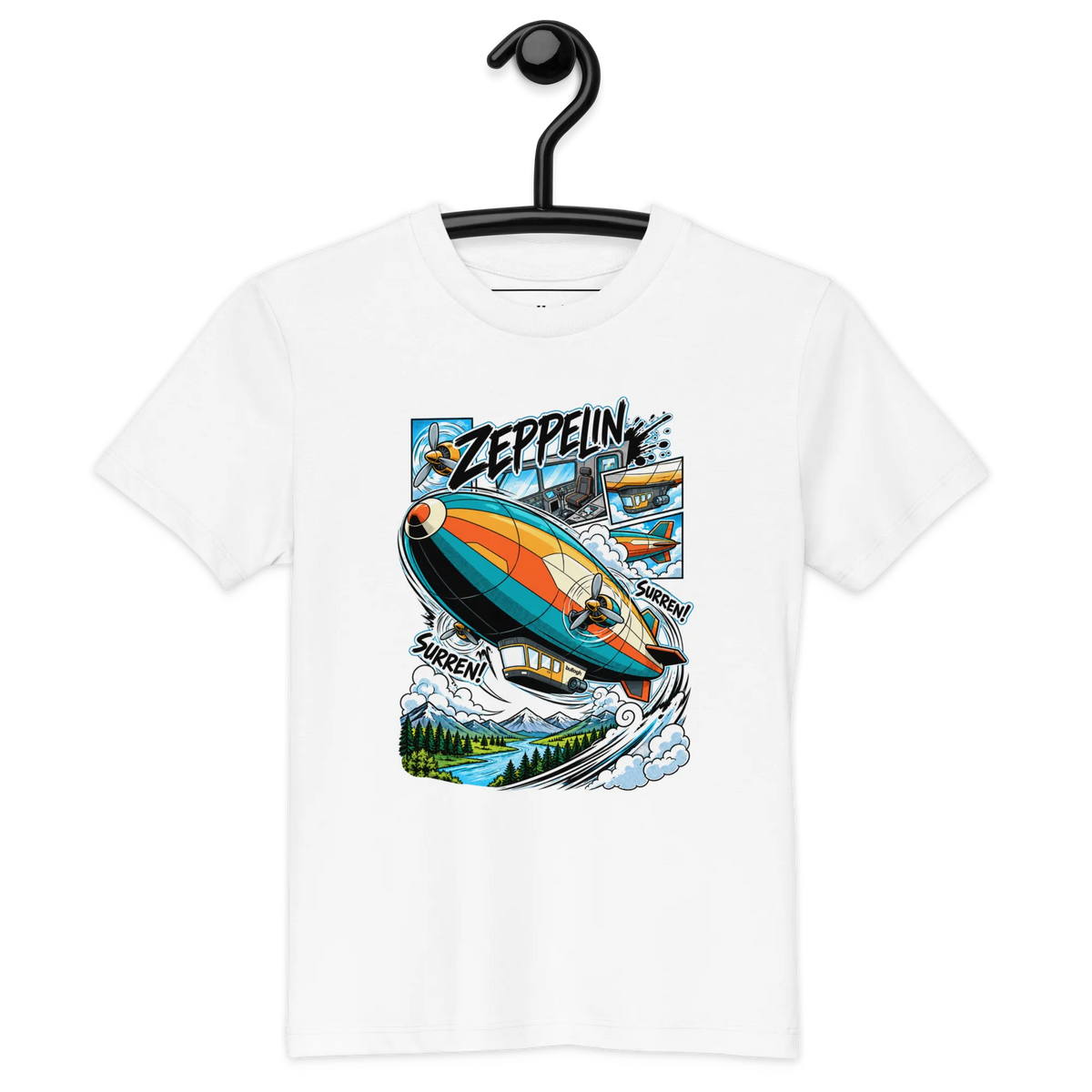 Zeppelin - Kinder T-Shirt aus Bio Baumwolle