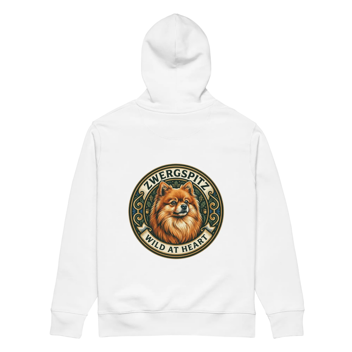 Zwergspitz - Hoodie aus Bio Baumwolle