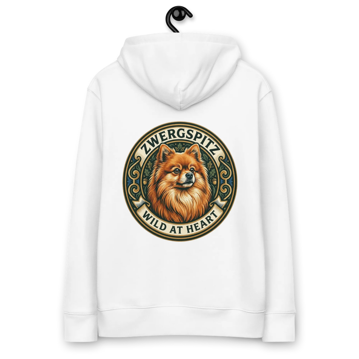 Zwergspitz - Hoodie aus Bio Baumwolle