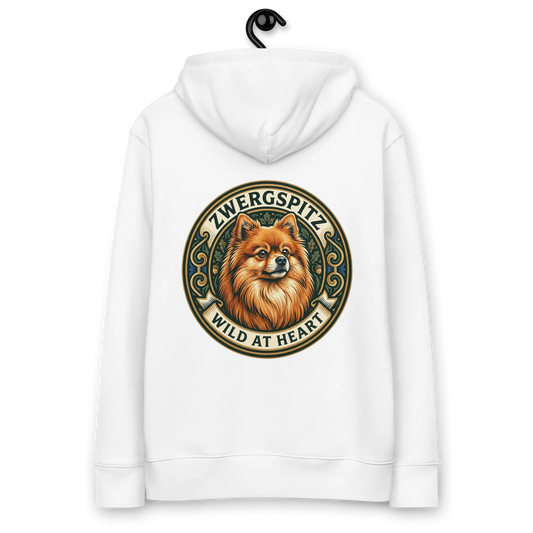 Zwergspitz - Hoodie aus Bio Baumwolle