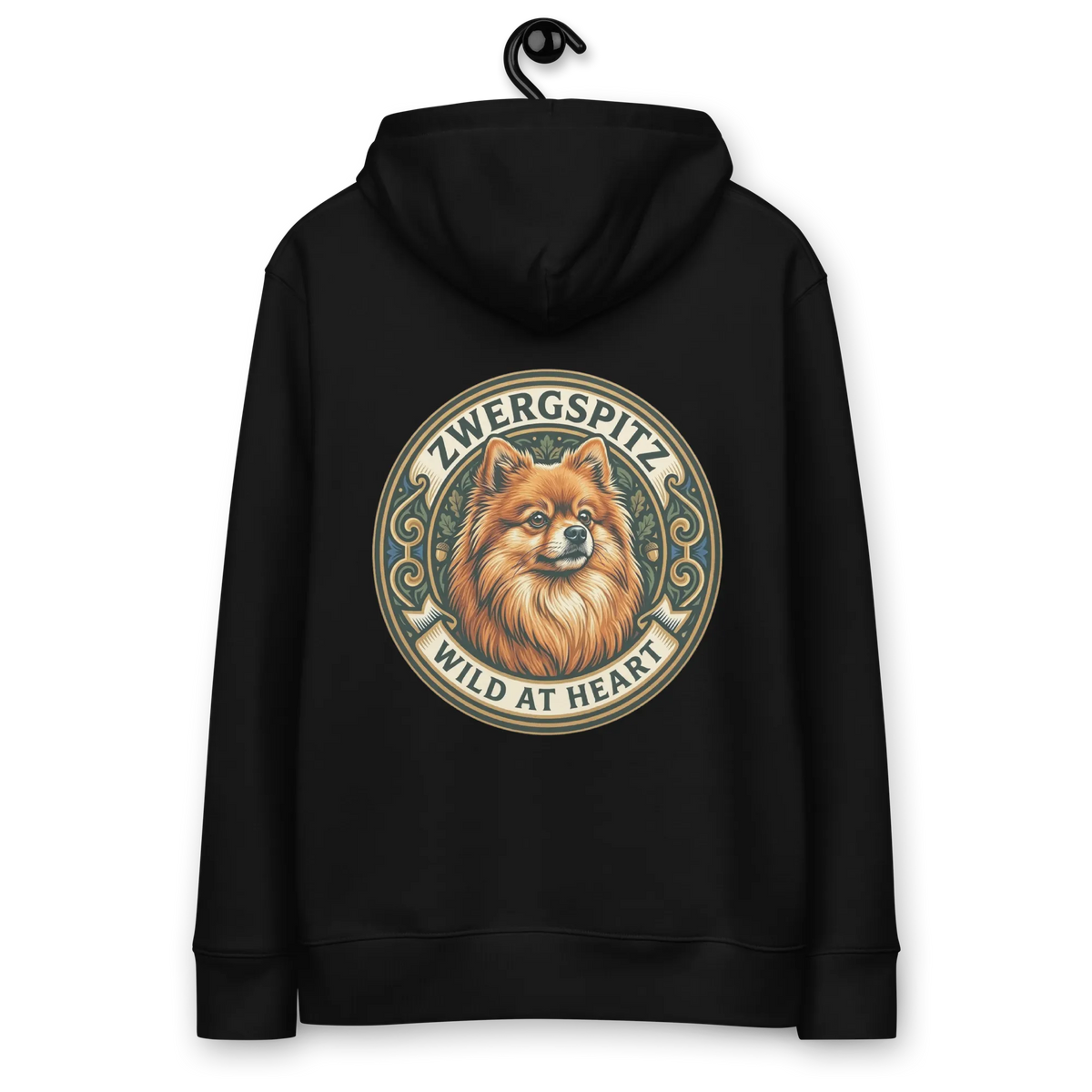 Zwergspitz - Hoodie aus Bio Baumwolle