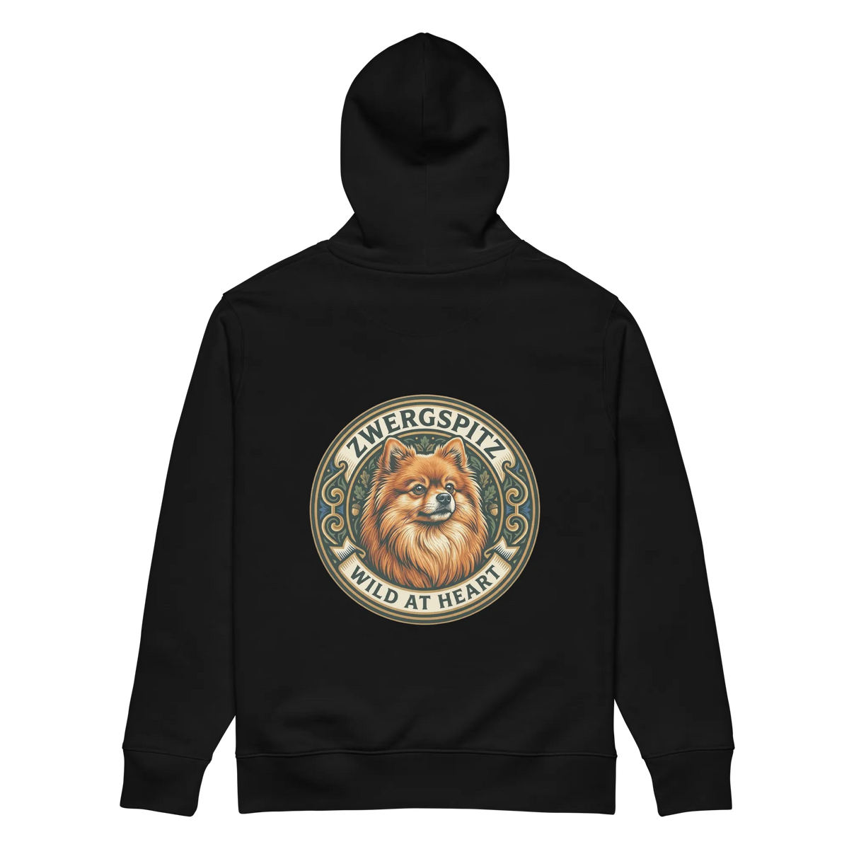 Zwergspitz - Hoodie aus Bio Baumwolle