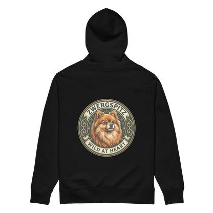 Zwergspitz - Hoodie aus Bio Baumwolle