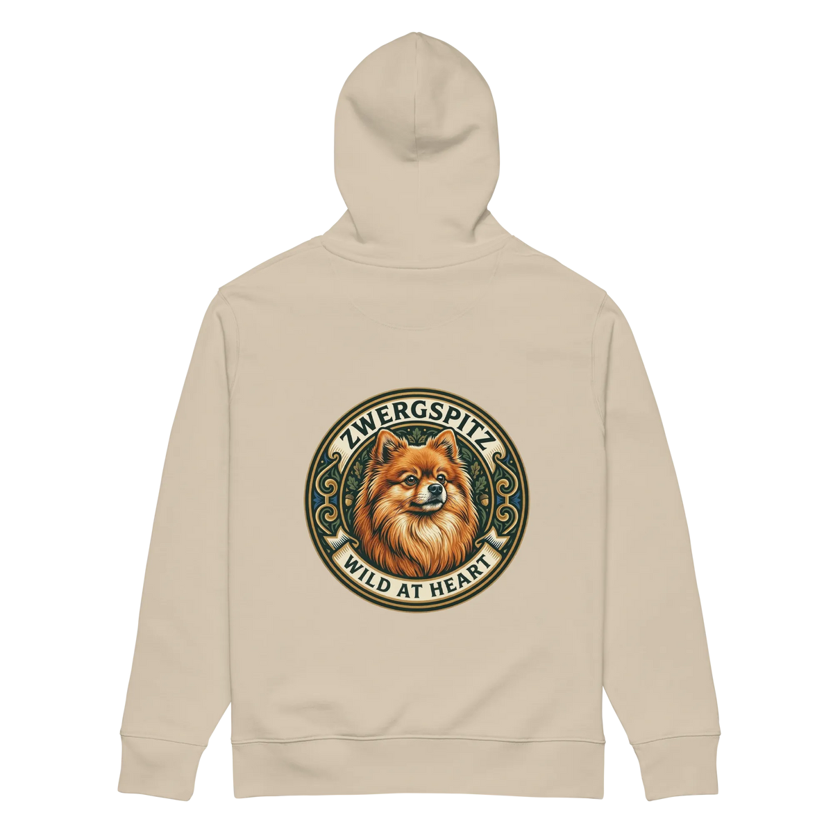 Zwergspitz - Hoodie aus Bio Baumwolle