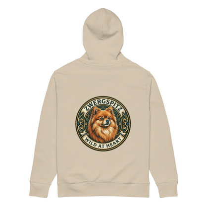 Zwergspitz - Hoodie aus Bio Baumwolle