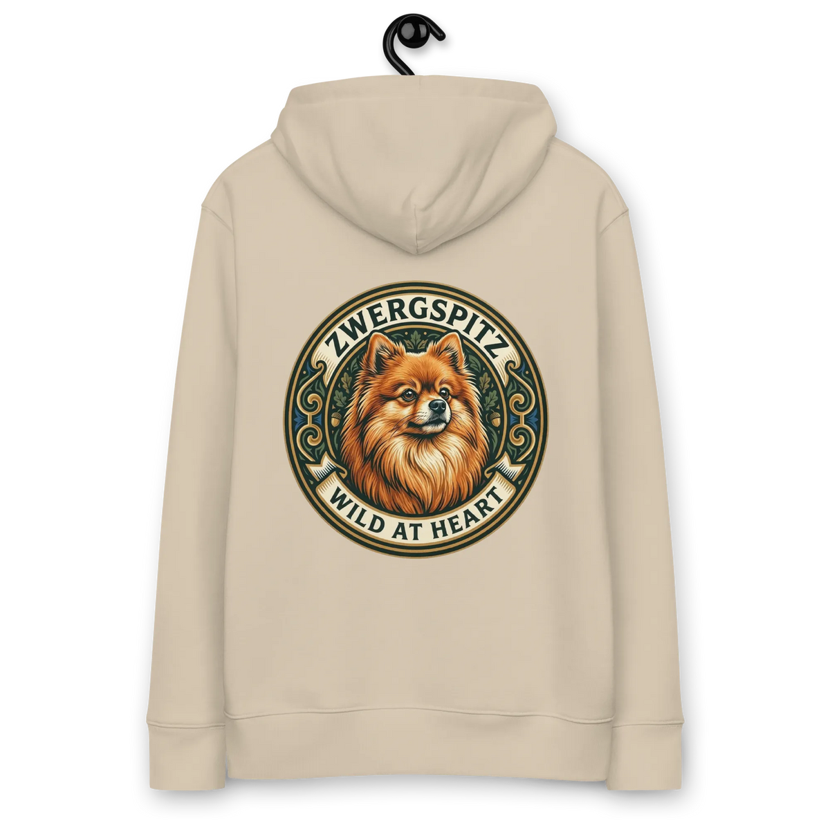 Zwergspitz - Hoodie aus Bio Baumwolle