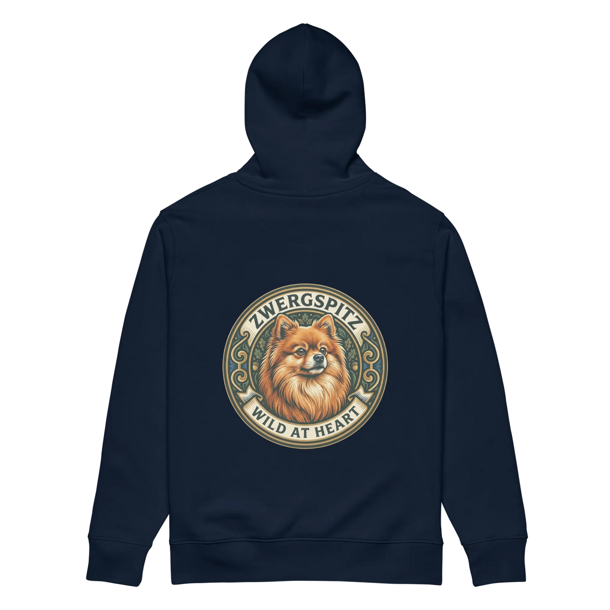 Zwergspitz - Hoodie aus Bio Baumwolle
