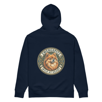 Zwergspitz - Hoodie aus Bio Baumwolle