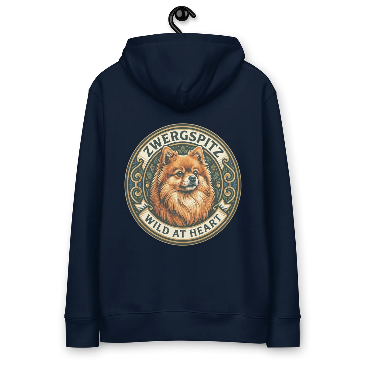 Zwergspitz - Hoodie aus Bio Baumwolle