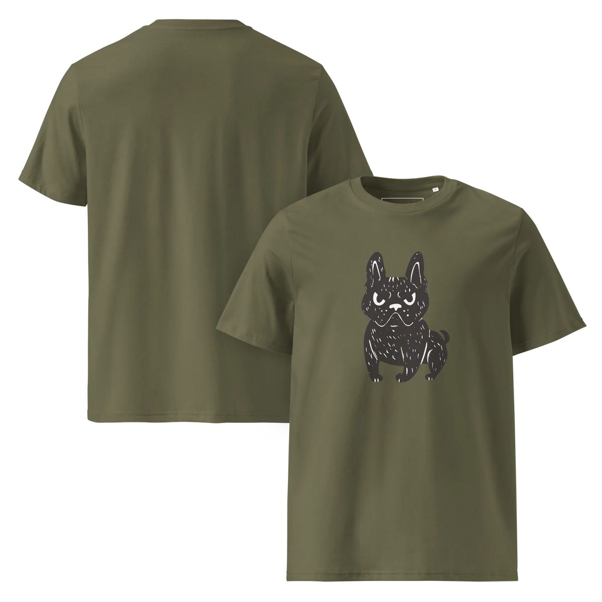 Grumpy Frenchie – T-Shirt aus Bio Baumwolle