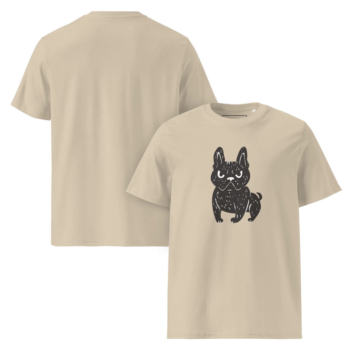 Grumpy Frenchie – T-Shirt aus Bio Baumwolle