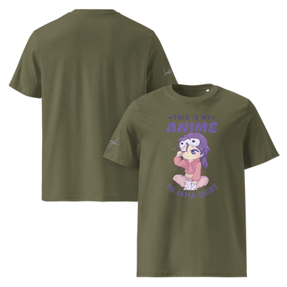 Bio-Baumwolle T-Shirt für Anime-Fans – Schlafshirt mit Anime Design