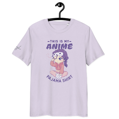 Bio-Baumwolle T-Shirt für Anime-Fans – Schlafshirt mit Anime Design