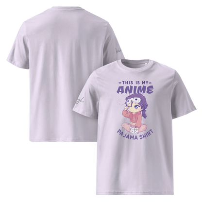 Bio-Baumwolle T-Shirt für Anime-Fans – Schlafshirt mit Anime Design