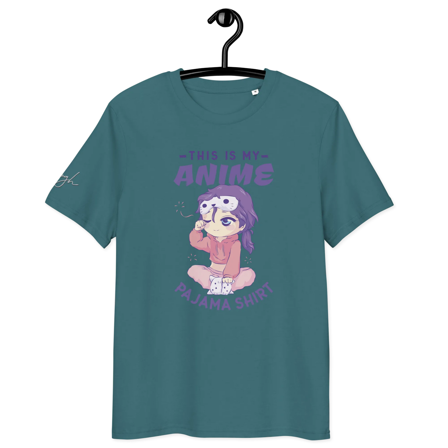 Bio-Baumwolle T-Shirt für Anime-Fans – Schlafshirt mit Anime Design