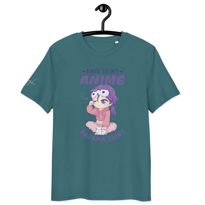 Bio-Baumwolle T-Shirt für Anime-Fans – Schlafshirt mit Anime Design