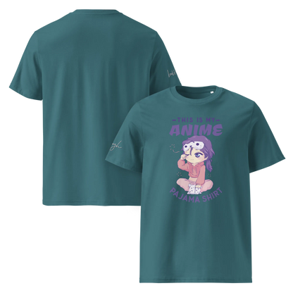 Bio-Baumwolle T-Shirt für Anime-Fans – Schlafshirt mit Anime Design