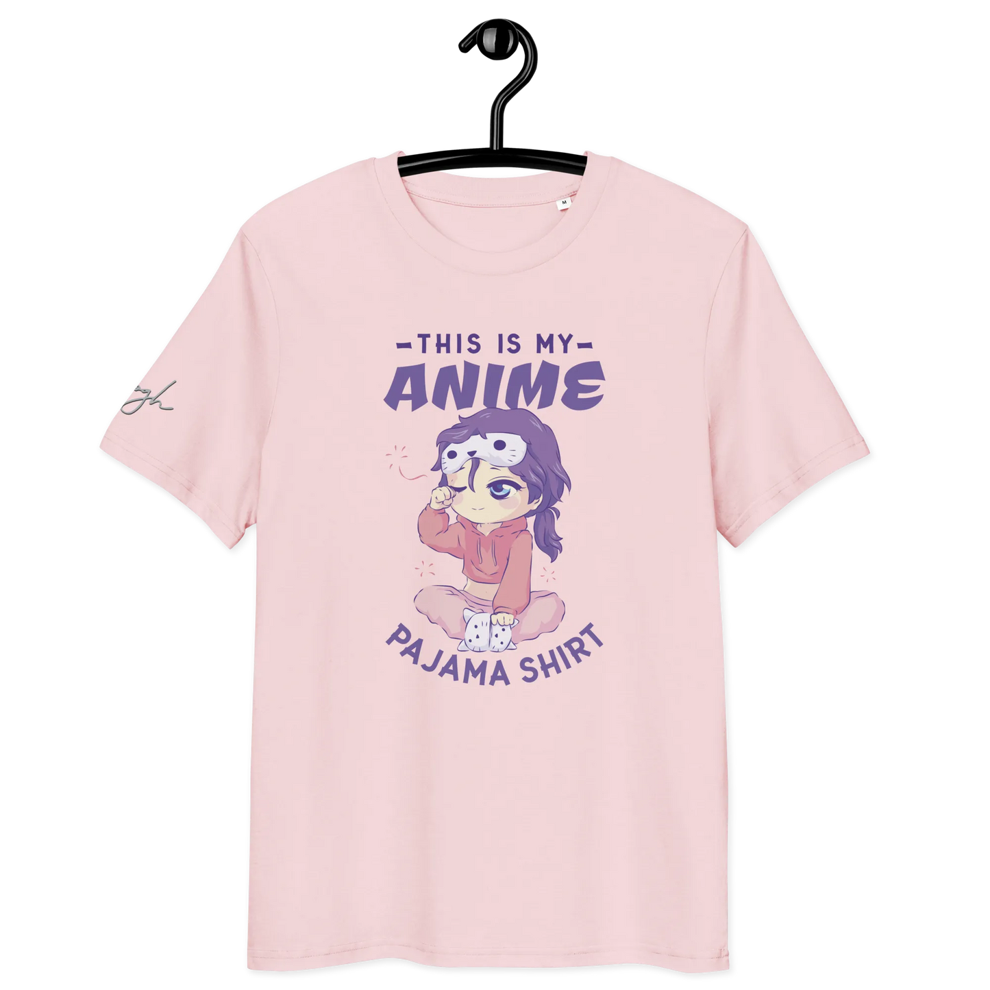 Bio-Baumwolle T-Shirt für Anime-Fans – Schlafshirt mit Anime Design