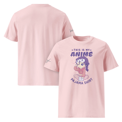 Bio-Baumwolle T-Shirt für Anime-Fans – Schlafshirt mit Anime Design
