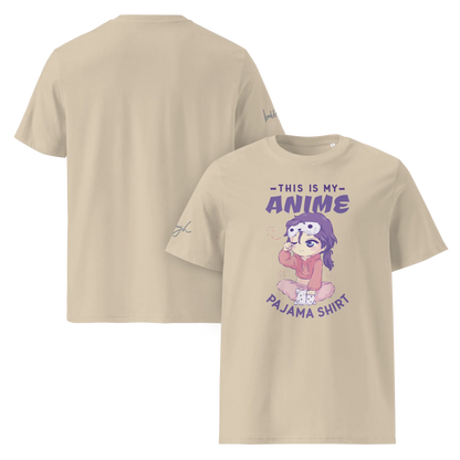 Bio-Baumwolle T-Shirt für Anime-Fans – Schlafshirt mit Anime Design