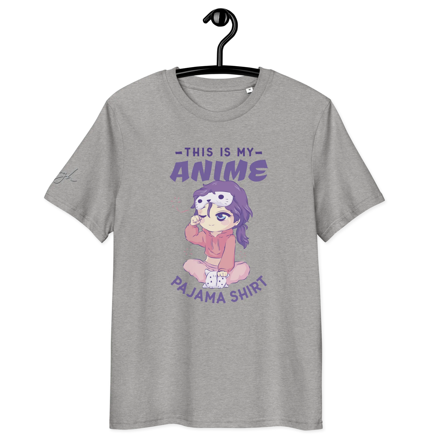 Bio-Baumwolle T-Shirt für Anime-Fans – Schlafshirt mit Anime Design