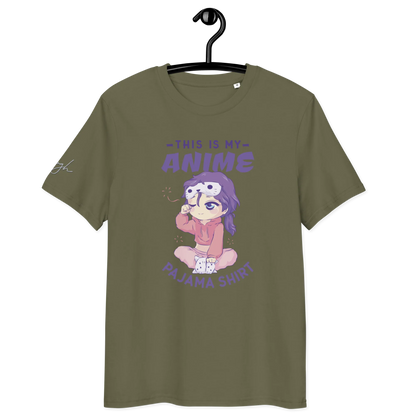 Bio-Baumwolle T-Shirt für Anime-Fans – Schlafshirt mit Anime Design