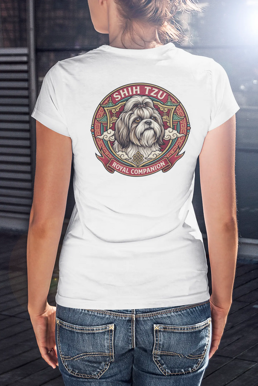 Shih Tzu Dog Badge – Bio-T-Shirt | bullogh