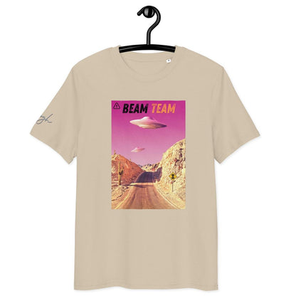 Beam Team Bio Baumwoll T-Shirt – Nachhaltiges Raumschiff Design für Sci - Fi - Fans - bullogh#