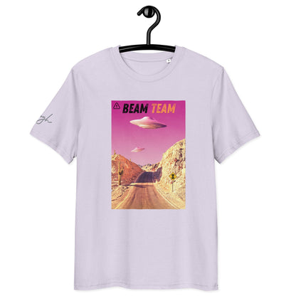 Beam Team Bio Baumwoll T-Shirt – Nachhaltiges Raumschiff Design für Sci - Fi - Fans - bullogh#