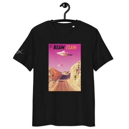 Beam Team Bio Baumwoll T-Shirt – Nachhaltiges Raumschiff Design für Sci - Fi - Fans - bullogh#