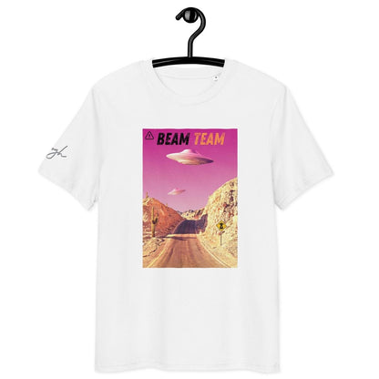 Beam Team Bio Baumwoll T-Shirt – Nachhaltiges Raumschiff Design für Sci - Fi - Fans - bullogh#