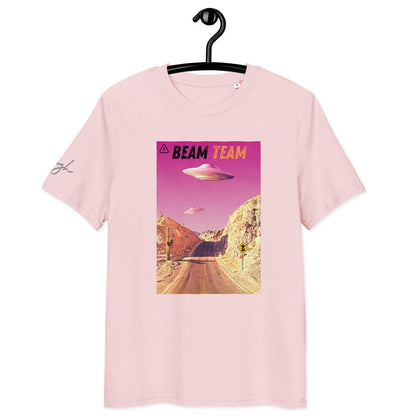 Beam Team Bio Baumwoll T-Shirt – Nachhaltiges Raumschiff Design für Sci - Fi - Fans - bullogh#