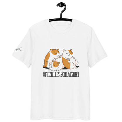 Bequemes Bio Nachthemd mit Hamster Design – Offizielles Schlafshirt für Nachteulen - bullogh#