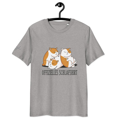 Bequemes Bio Nachthemd mit Hamster Design – Offizielles Schlafshirt für Nachteulen - bullogh#